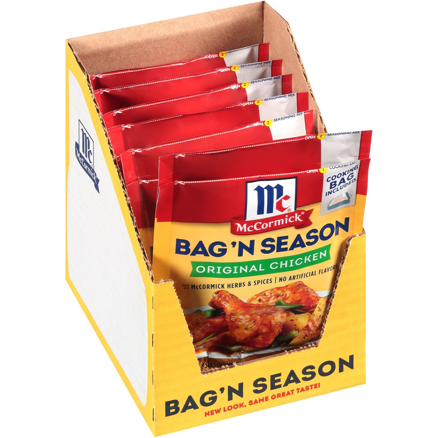 McCormick Bag &#39;n Season Original Chicken Cooking Bag &amp; Seasoning Mix, 1.25 oz (Pack of 6)