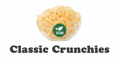 Swirly's Original Fryums - Classic Crunchies - Vegan - Ready to Fry - Puffed Snack Chips - Chicharrones de harina - 2.2 lb Bag