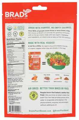 Brad's Raw, Chips Sweet Potato Organic, 3 Ounce
