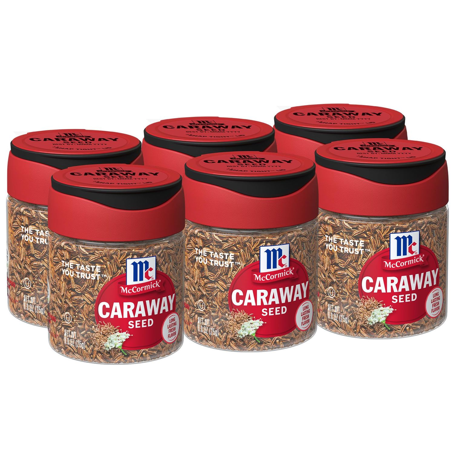 McCormick Caraway Seed, 0.9 oz (Pack of 6)