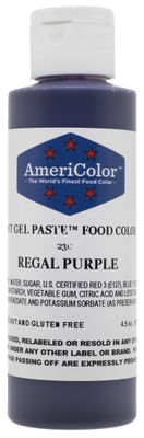 Americolor Soft Gel Paste Food Color, 4.5-Ounce, Regal Purple