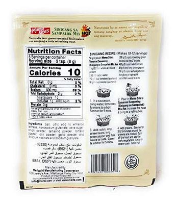 Mama Sita's Sinigang Sa Sampalok Mix Tamarind Seasoning Mix Hot 50g (1.76oz) 6 Pack