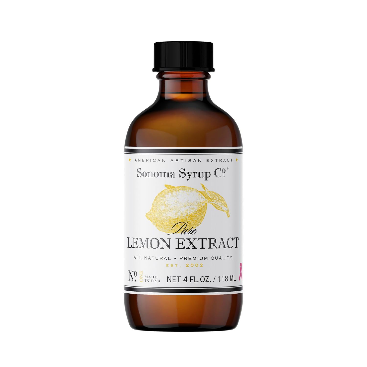 Sonoma Syrup Co Pure Lemon Extract, 4 fl oz