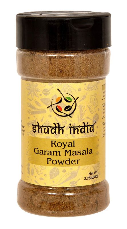 Shudh India Garam Masala Indian Spice Blend PET Jar ~ All Natural, Salt-Free | Vegan | No Colors | Gluten Friendly | NON-GMO | Indian Origin