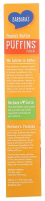 Barbaras Bakery Peanut Butter Puffins Cereal, 2 pk