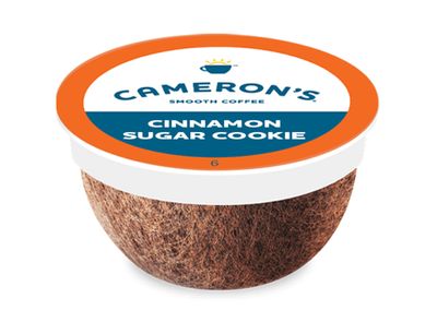 Cameron&#39;s Coffee Single Serve Pods, Flavored, Cinnamon Sugar Cookie, 12 Count (Pack of 1)