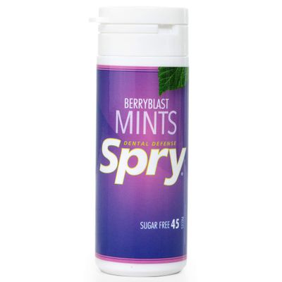 Spry Xylitol Mints, Natural Berry Blast, 45ct