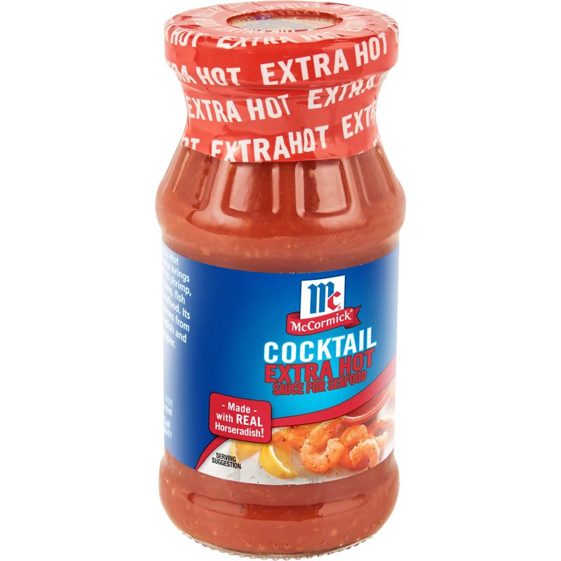 McCormick Golden Dipt Extra Hot Cocktail Sauce for Seafood, 8 fl oz