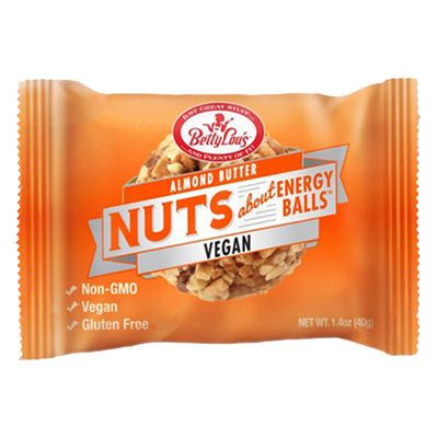 Betty Lou&#39;s Energy Balls - Almond Butter | Vegan, Gluten Free, High Protein, Non GMO, High Fiber, No Refined Sugar | Healthy Gluten Free Snacks for Adults &amp; Kids | Individually Wrapped (12 Pack)