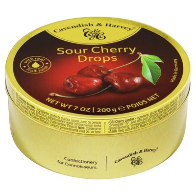 Cavendish &amp; Harvey Sour Cherry Drops- 7 oz(200 g)