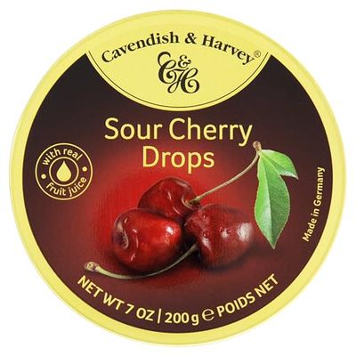 Cavendish &amp; Harvey Sour Cherry Drops- 7 oz(200 g)