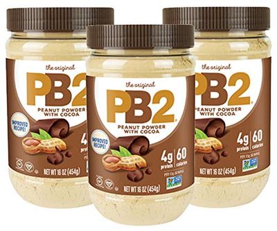 Bell Plantation Chocolate Powdered Peanut Butter 16 oz - 3 Pack