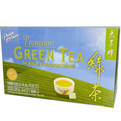Prince of Peace Premium Green Tea, 4 Pack - 100 Tea Bags Each ? Premium Green Tea Bags ? Prince of Peace ? Green Tea Bags ? Green Tea ? Prince of Peace Green Tea Bags ? 100 Pack of Tea Bags