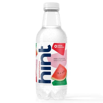 Hint Water Watermelon Single Bottle, One 16 Ounce Bottle, Pure Water Infused with Watermelon, Zero Sugar, Zero Calories, Zero Sweeteners, Zero Preservatives, Zero Artificial Flavors