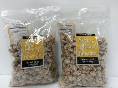 Trader Joe&#39;s Sesame Honey Almond Snack Bag - 2 Pack