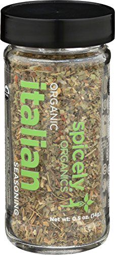 Spicely Organics Seasoning Italian Jar Certified Gluten Free, 0.5 Oz
