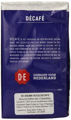 Douwe Egberts Aroma Rood Decaf Coffee, 17.6 Ounce