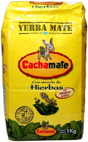 Yerba Mate Cachamate Mezcla De Hierbas (No Acidez)2.2lb/1 Kilo