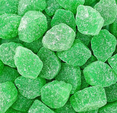 SweetGourmet Candy Spearmint Leaves | Green Jelly Spearmint Bulk Candy | 4 Pound
