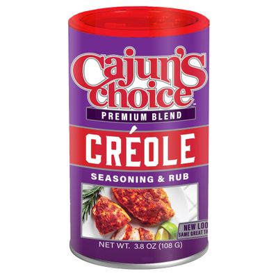 Creole Seasoning 3.8 oz Cajun&#39;s Choice Louisiana Foods (Pack of 12)