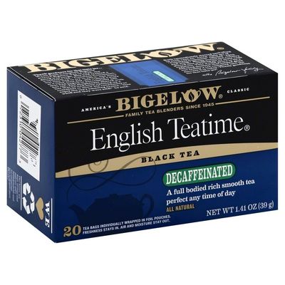 Bigelow Tea Decaf English Teatime 20 Bags (3 Pack)