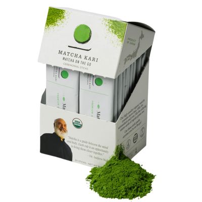 Matcha Green Tea Powder Single Serving Sticks, Dr. Weil&#39;s Ceremonial Organic Matcha Powder Singles Packets - Individual Matcha Tea Packets (24)