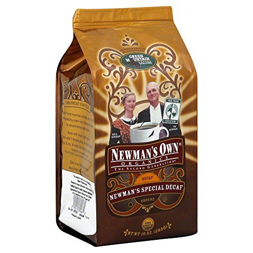 Newman&#39;s Own Organic Special Decaf Ground Coffee, 10-Ounce Bag (Pack of 6)