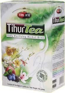 Tihur Tea - Body Purifying Herbal Brew 90 Tea Bagsof 1.8 Grams p/u. Total Weight: 162 grams