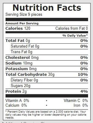 Gummy Worm Mini 12 Flavor 12/7.5 Oz