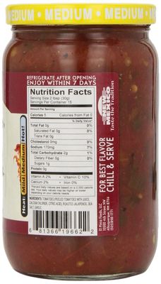 El Pinto Jalapeno Salsa, Medium Roasted, 16 Ounce (Pack of 6)