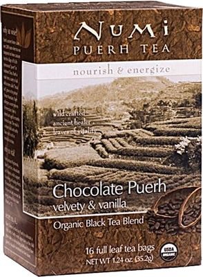 Numi Tea Organic Chocolate Pu-Erh - Case of 6 - 16 Bag
