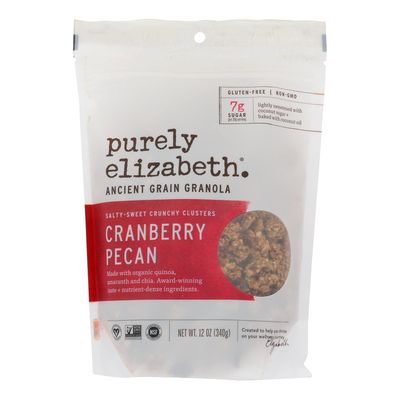 Purely Elizabeth: Cranberry Pecan Ancient Grain Granola, 12 oz (6 pack)2