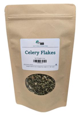 SFL Dried Celery Flakes - 4 oz - Kosher