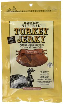 Trader Joe&#39;s Natural Turkey Jerky - Original (2 - 4 Ounce Bags)