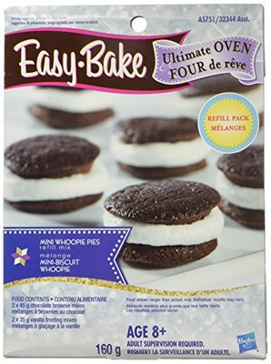 Hasbro Easy-Bake Refill Mini Whoopie Pie Mix, Net Wt. 5.6 Oz.