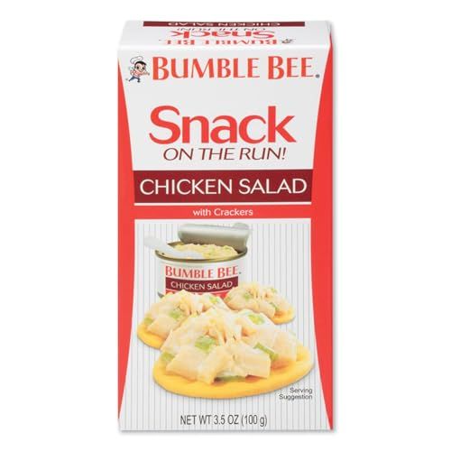 BUMBLE BEE Snack on the Run! Chicken Salad with Crackers (Pack of 12 / 3.5 oz kit)