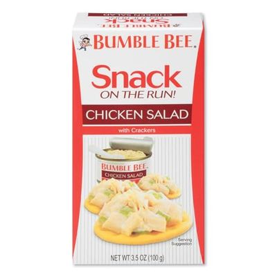 BUMBLE BEE Snack on the Run! Chicken Salad with Crackers (Pack of 12 / 3.5 oz kit)