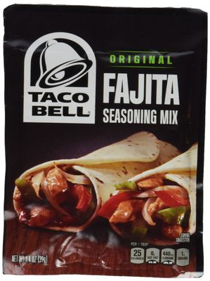 Taco Bell Fajita Taco Seasoning Mix, Original, 1.4 Ounce (Pack of 3)