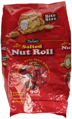 Pearson&#39;s Salted Nut Roll, Bite Size - 90 Count