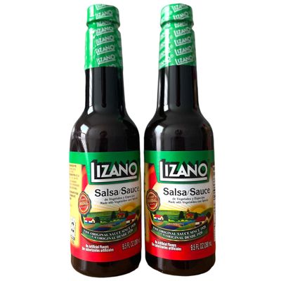 DESPENSA COLOMBIANA Salsa de Vegetales y Especias Bundle (19 Ounce TOTAL) - Includes 2 Bottles of Salsa Lizano Costa Rica - Lizano Sauce - Lizano Salsa Costa Rica Despensa Colombiana Bundle