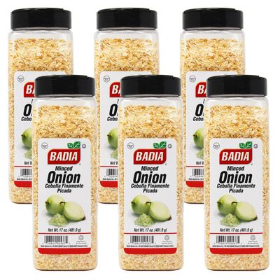 Badia Onion Minced, 17 Ounce (Pack of 6)
