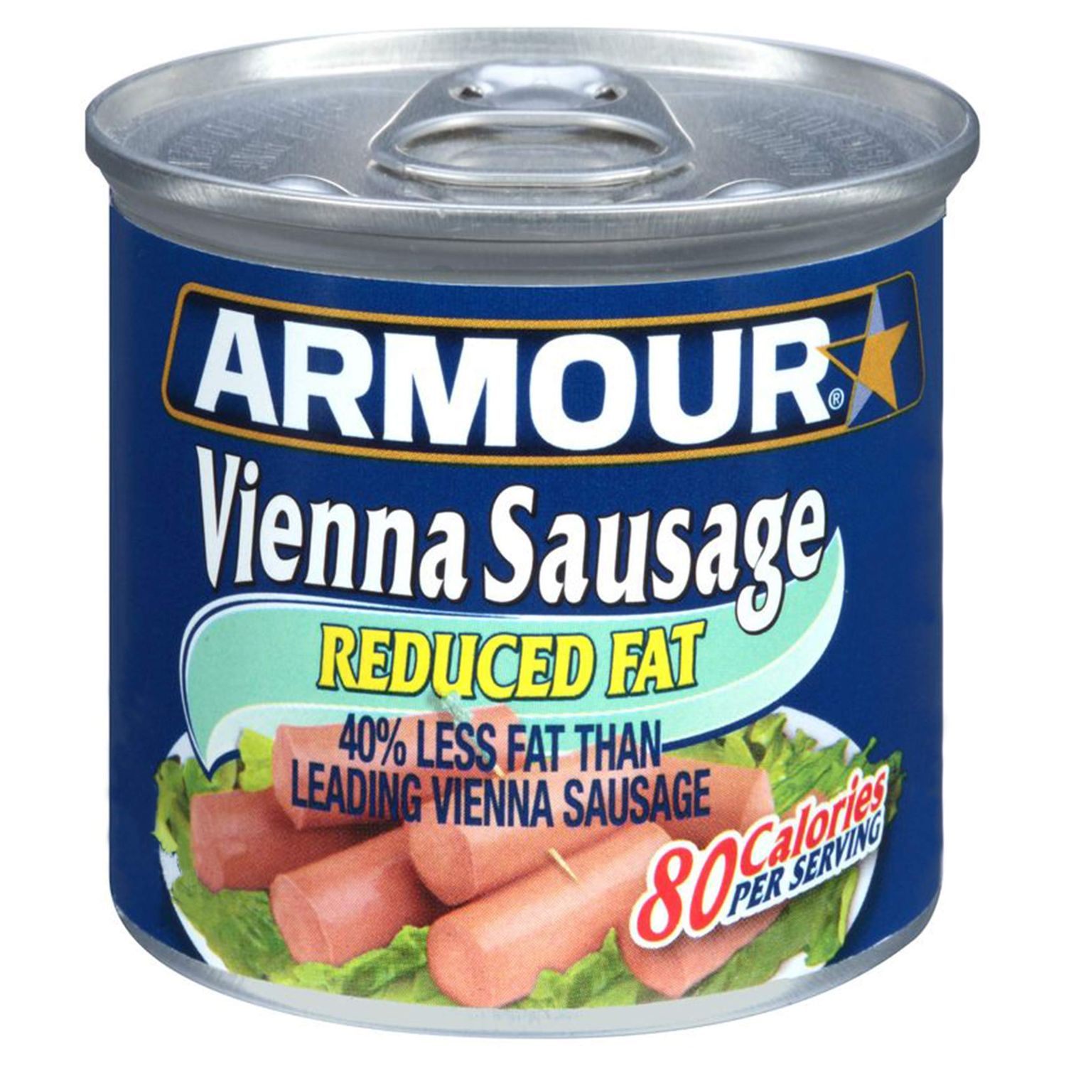 Armour Star Vienna Sausage, Jalapeno Flavored, Canned Sausage, 4.6 OZ (Pack of 24)