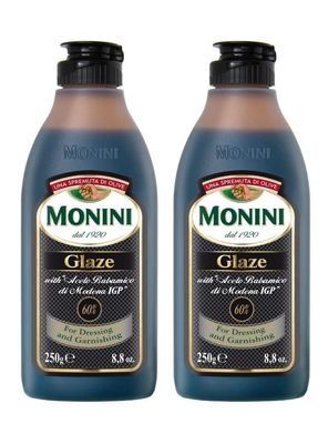 Monini Glaze with IGP Balsamic Vinegar of Modena, 8.8 oz, Pack of 2