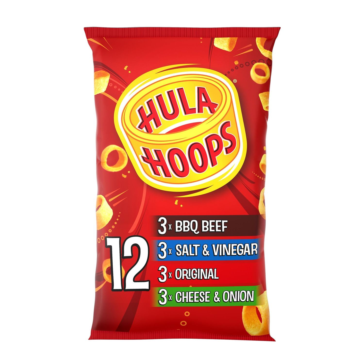 Hula Hoops Variety Multipack Crisps 12 Pack