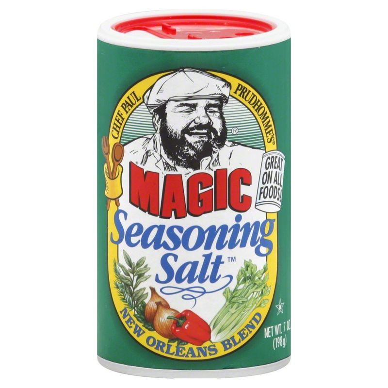 Chef Paul Prudhomme&#39;s Magic Seasoning Salt New Orleans Blend -- 7 Ounce (Pack of 2)
