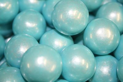 Bayside Candy 1 Large Gumballs - Colored Gumball Collection - Gumball Machine - Shimmer Powder Blue/Pearl Blue Gumballs 1 Large (1LB)