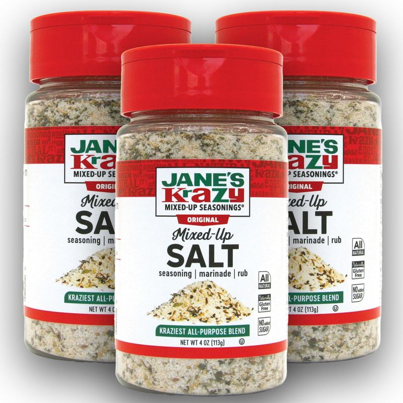 JANE&#39;S, Krazy, Mixed Up Salt, Pack of 3, Size 4 OZ3