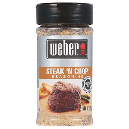 Weber Steak &#39;n Chop Seasoning, 6 Ounce Shaker
