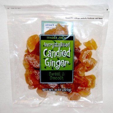 5 Pack Trader Joe&#39;s Uncrystallized Candied Ginger Sweet &amp; Smooth, 8 oz