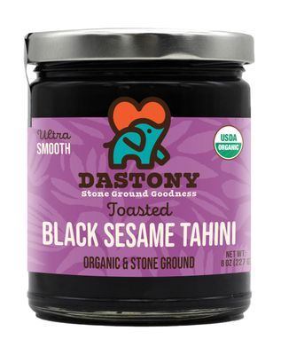 Dastony Organic Raw Black Sesame Butter, 8 oz | Only One Ingredient | Vegan, Paleo and Keto Friendly, Non GMO, Gluten-free - Pack of 1